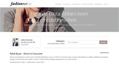 Desktop Screenshot of fashionnet.se