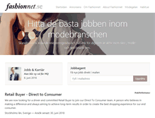 Tablet Screenshot of fashionnet.se